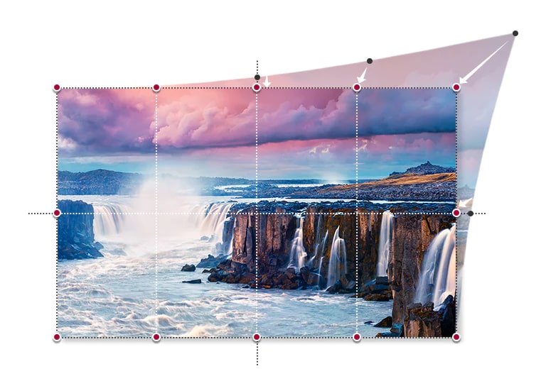 LG ProBeam 4K Laser Projector 12 Point Warping