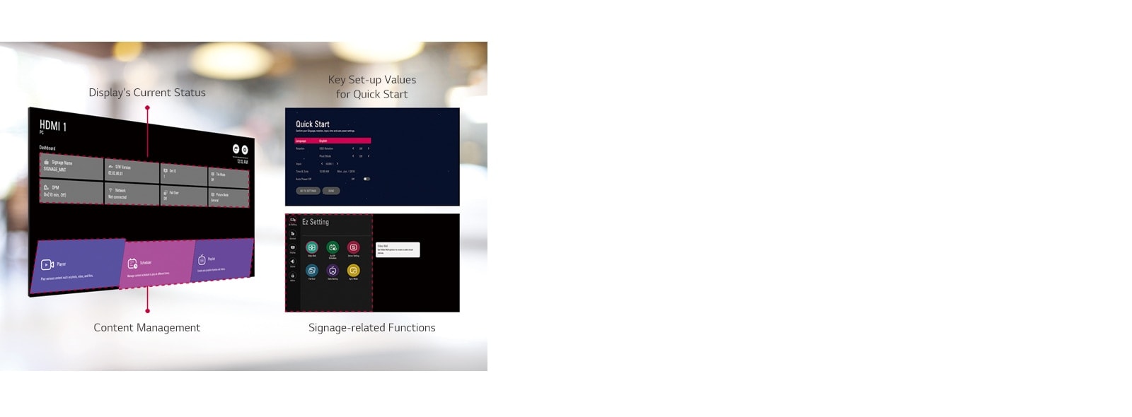 A number of tasks can be done at the same time with the intuitive GUI. 