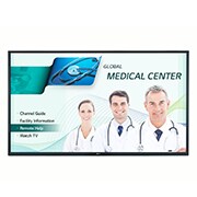 LG UHD Hospital TV, Front view with infill image, 55UT662M0GC, thumbnail 1