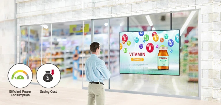 75XS4G has high energy efficiency, so it shows a high quality display and saves cost at the same time.