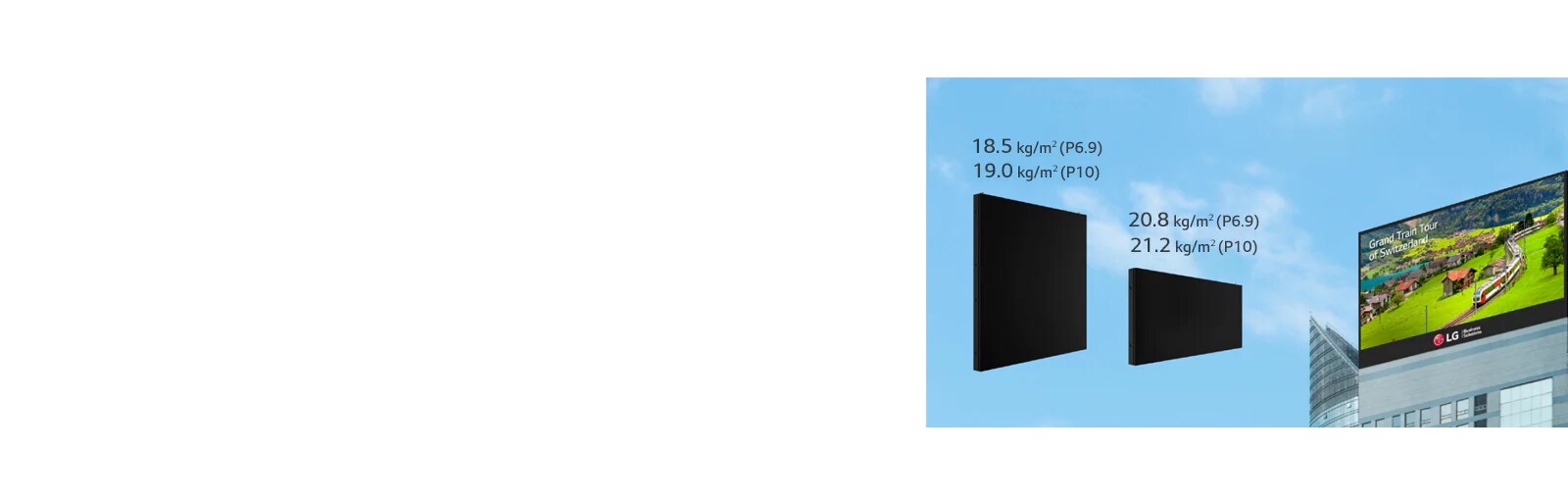 GSCD series is very light that can be installed on the roof of the building.