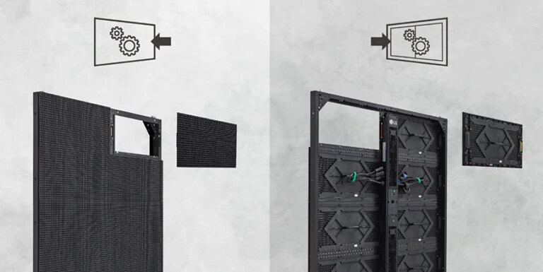 Capable of front or rear installation depending on the customers' needs.