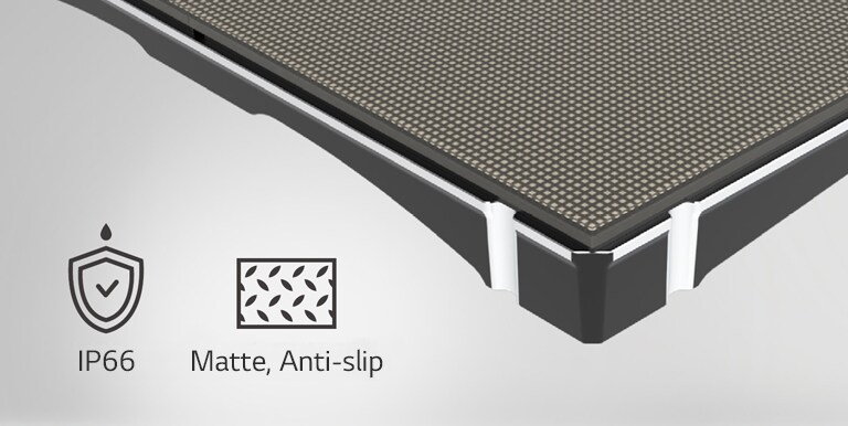LFCL is developed with a matte, anti-slip surface with IP66 protection.