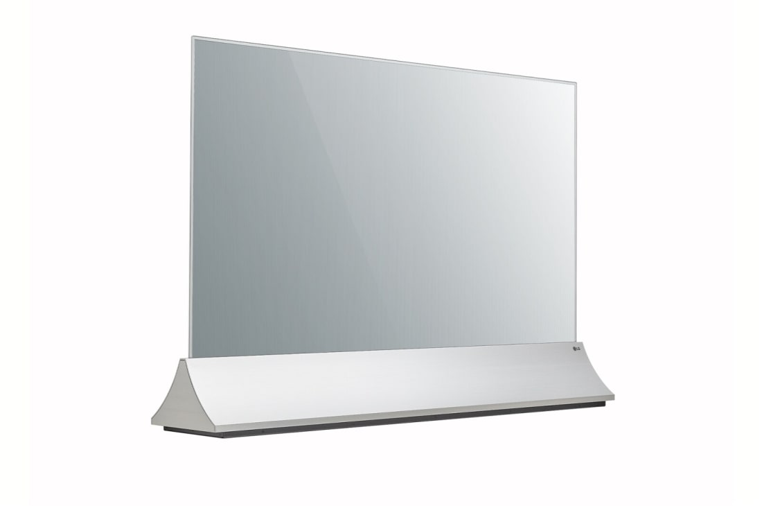 LG 2023 LG Transparent OLED Signage 55-inch, +45 degree side view, 55EW5PG-S, thumbnail 6