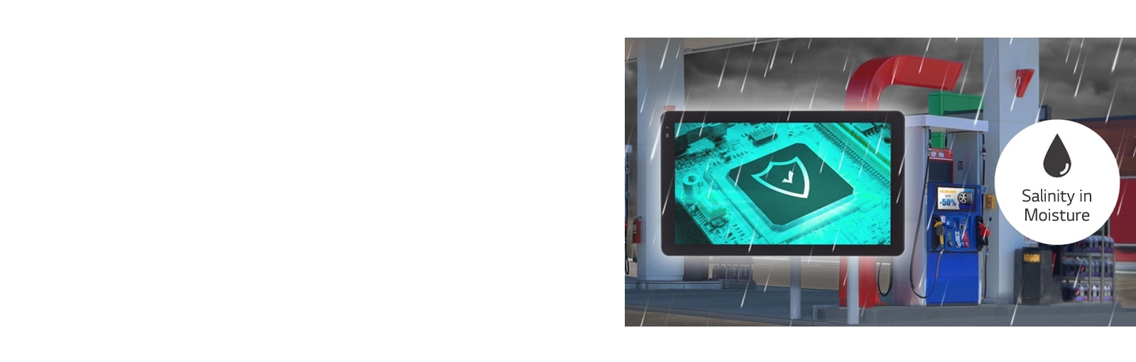 The 22XF1TJ has a conformal coating making it resistant to salinity in moisture.