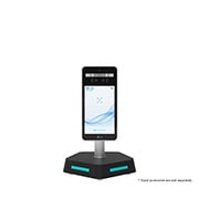 LG 2023 LG Touch Open Frame Display, 8-inch, Front view with table stand (* Stand accessories are sold separately.), 8KC5PJ-S, thumbnail 2
