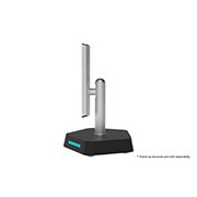 LG 2023 LG Touch Open Frame Display, 8-inch, -90 degree side view with table stand (* Stand accessories are sold separately.), 8KC5PJ-S, thumbnail 4