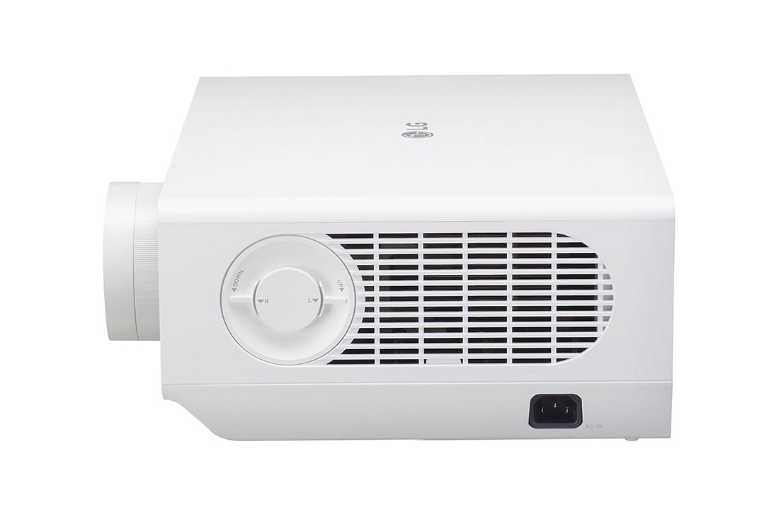 LG New LG ProBeam 4K (3840x2160) Laser Projector with 5,000 ANSI Lumens Brightness, 2024, Left side view , BU50RG, thumbnail 3