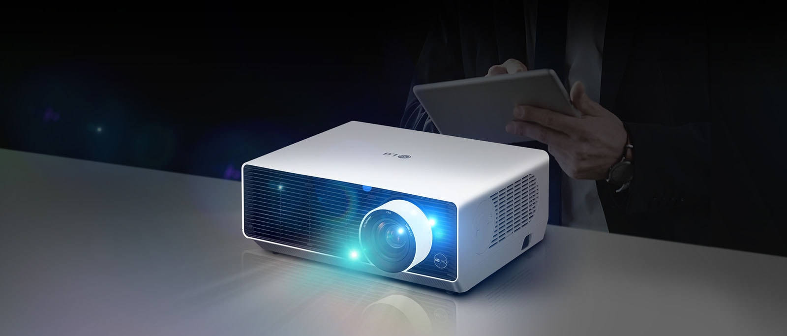 LG ProBeam projector.