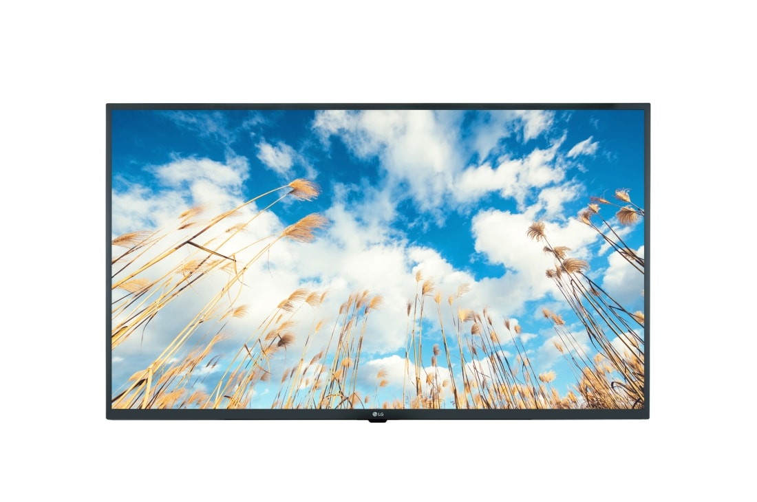 LG 50'' Commercial Display with Fast Content Access, Front view with infill image, 50UM767H0LD