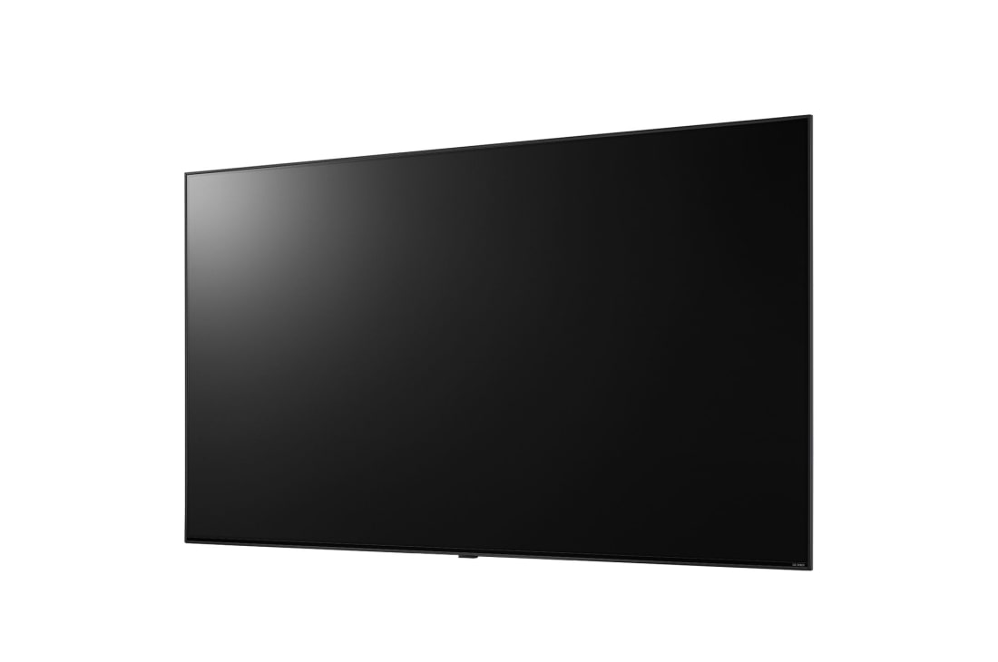 LG 65'' Commercial Display with Pro Tools, -45 degree side view, 65UM767H0LD, thumbnail 3