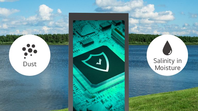 The 75XF3P has a conformal coating making it resistant to dust and salinity in moisture.