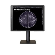 LG 21.3-inch 5MP IPS Diagnostic Monitor for Mammography, 2024, front view of the screen pivoting -90 degrees, 21HQ613D-B, thumbnail 10