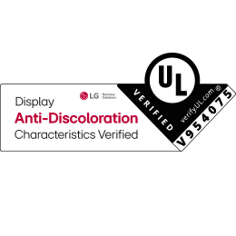 Display Anti-Discoloration Characterstics verified