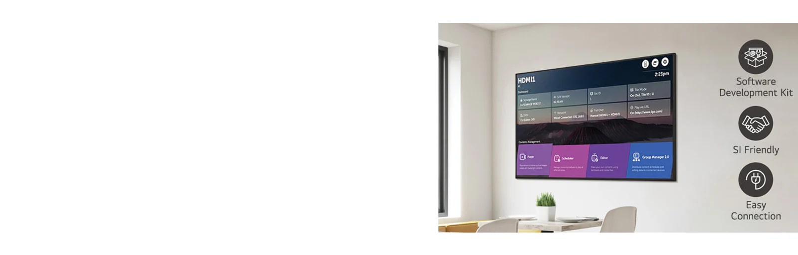 A number of tasks can be done at the same time with the intuitive UI.
