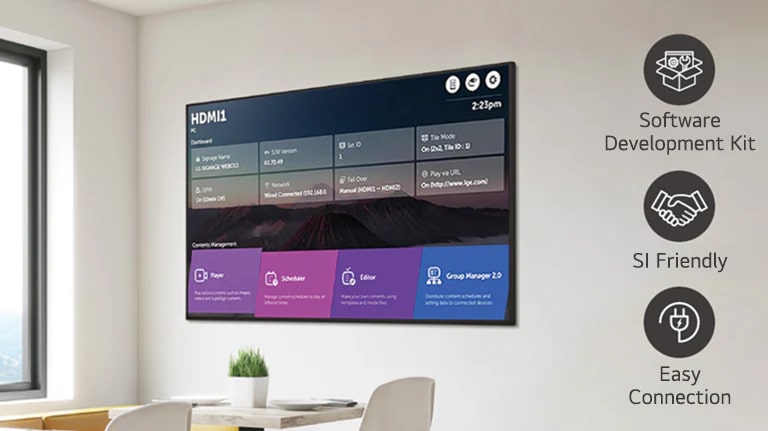 A number of tasks can be done at the same time with the intuitive UI.