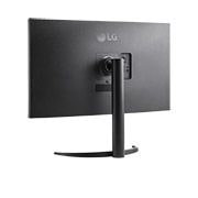 LG 31.5'' UHD 4K HDR monitor with USB Type-C™, rear perspective view, 32BR55U-B, thumbnail 5