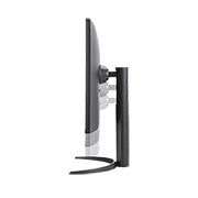 LG 31.5'' UHD 4K HDR monitor with USB Type-C™, side view of the monitor moving downwards for height adjustment, 32BR55U-B, thumbnail 9