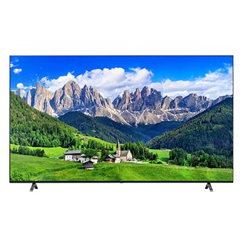 LG UHD Signage, Front view with infill image, 86UT801C0LB, thumbnail 1