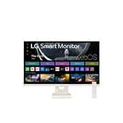 LG 27-inch FHD IPS Monitor with slim design, ThinQ control panel, Magic Remote support, Front View, 27U511SA-W, thumbnail 1