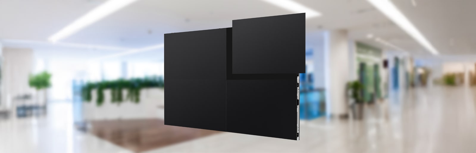 The LMEA series cabinet is composed of four modules.