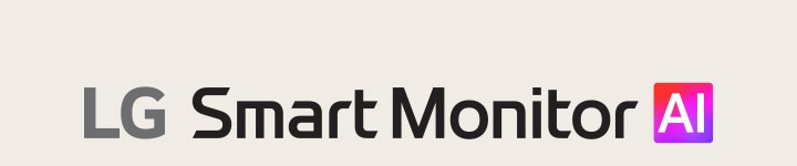 شعار LG Smart Monitor.