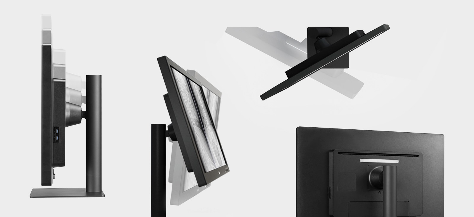 Ergonomic design with features of height, tilt, and swivel adjustment.