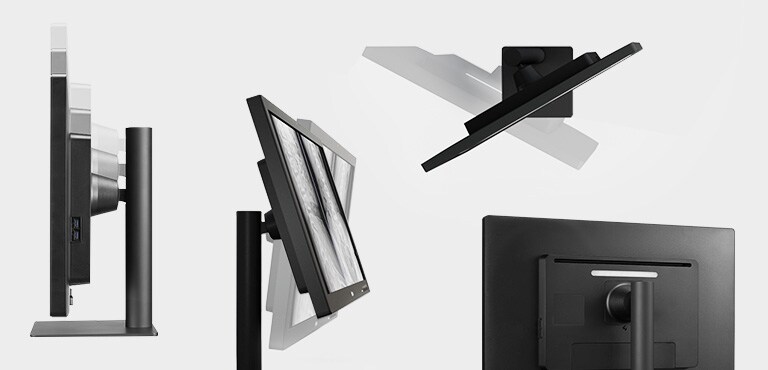 Ergonomic design with features of height, tilt, and swivel adjustment.