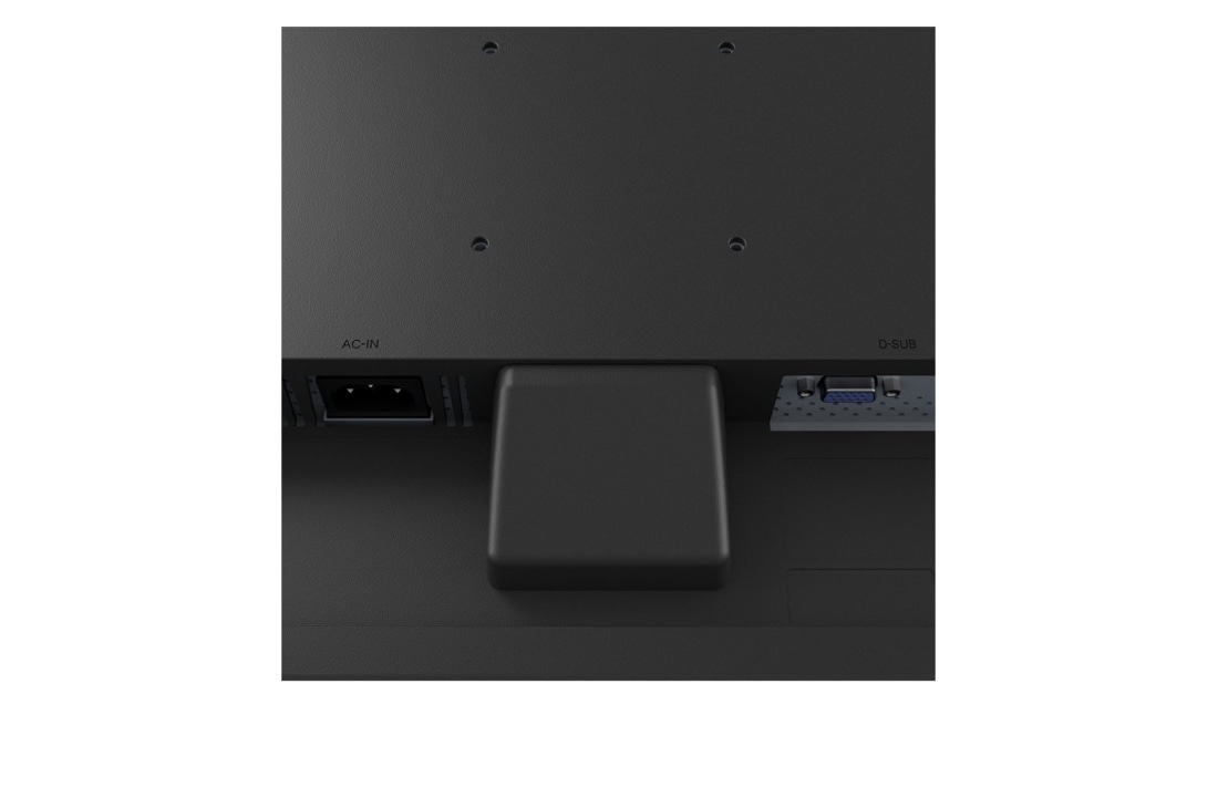 LG 17'' LG SXGA Touch Monitor 2024, close-up view of ports, 17BR30T-B, thumbnail 9