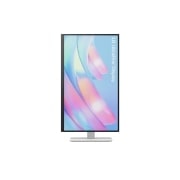 LG 27-inch 4K UHD UltraFine™ IPS Monitor with HDR10 feature and high brightness, front view with pivot, 27US550-W, thumbnail 9