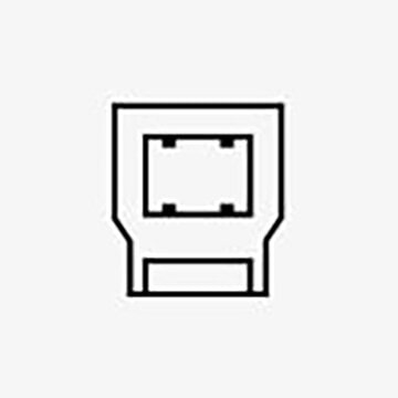 USB 3.0 Upstream icon.	