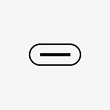 USB Type-C icon.	