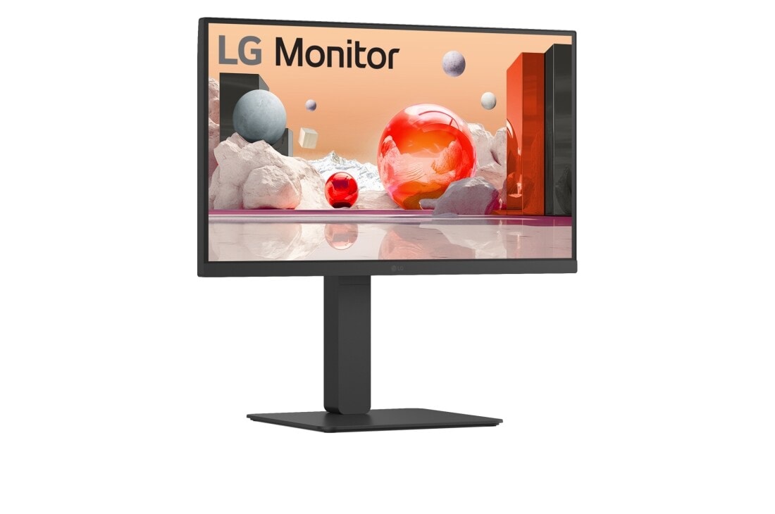 LG 24” Full HD IPS Monitor with USB Type-C™, +15 degree side view, 24BA650-B, thumbnail 2