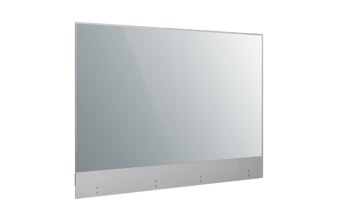 LG Transparent OLED Signage, +45 degree side view, 55EW5G-A, thumbnail 6