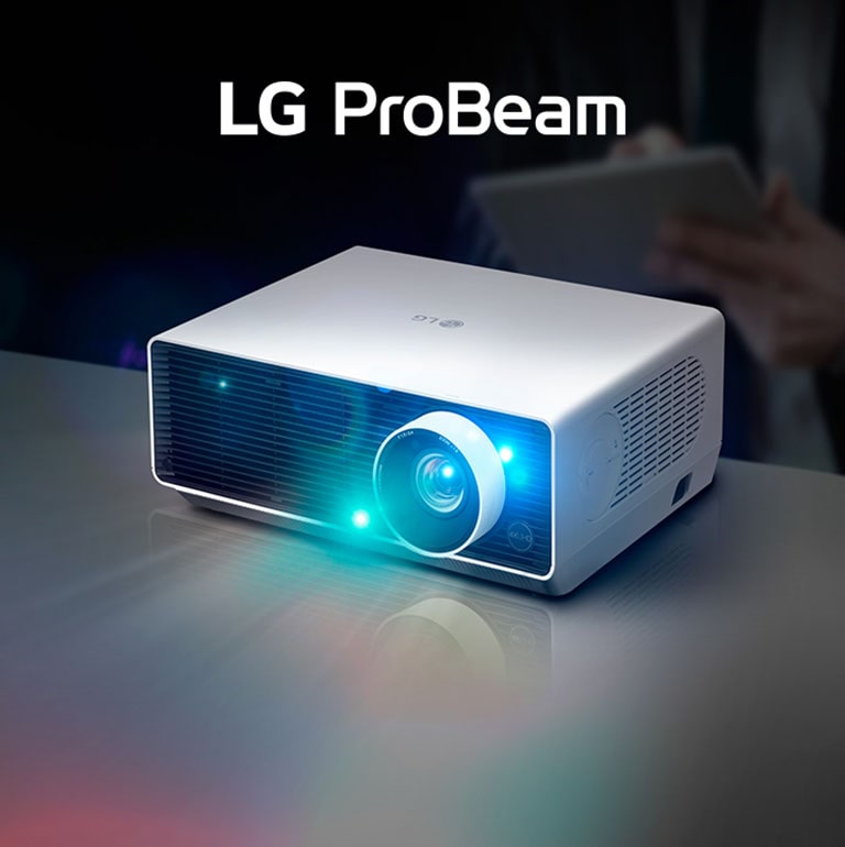 LG ProBeam projector.