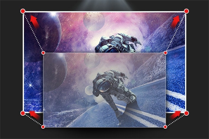 The screen is being adjusted using the zoom x1.6 function.	