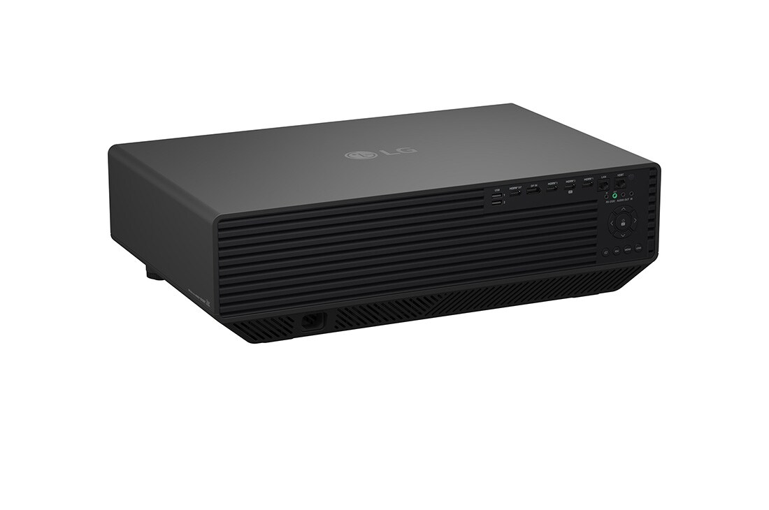 LG ProBeam 4K laser projector with a screen size from 40 to 300 inches and 7000 ANSI lumens brightness, +15 Degree rear view, BU70QGT, thumbnail 5