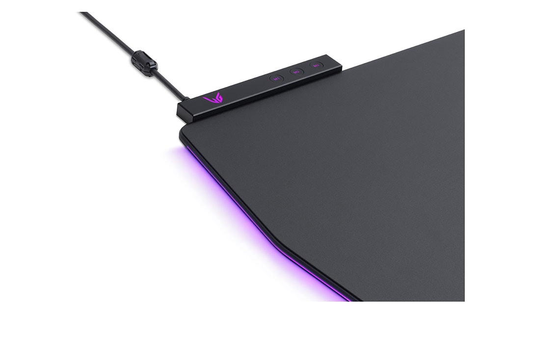 LG UltraGear™ Gaming Pad, LG-UGP90HB-B-Close-up view of USB Hub, UGP90HB-B, thumbnail 6