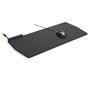 LG UltraGear™ Gaming Pad, LG-UGP90HB-B-+30 degree side view of the pad with the mouse raised, UGP90HB-B, thumbnail 5