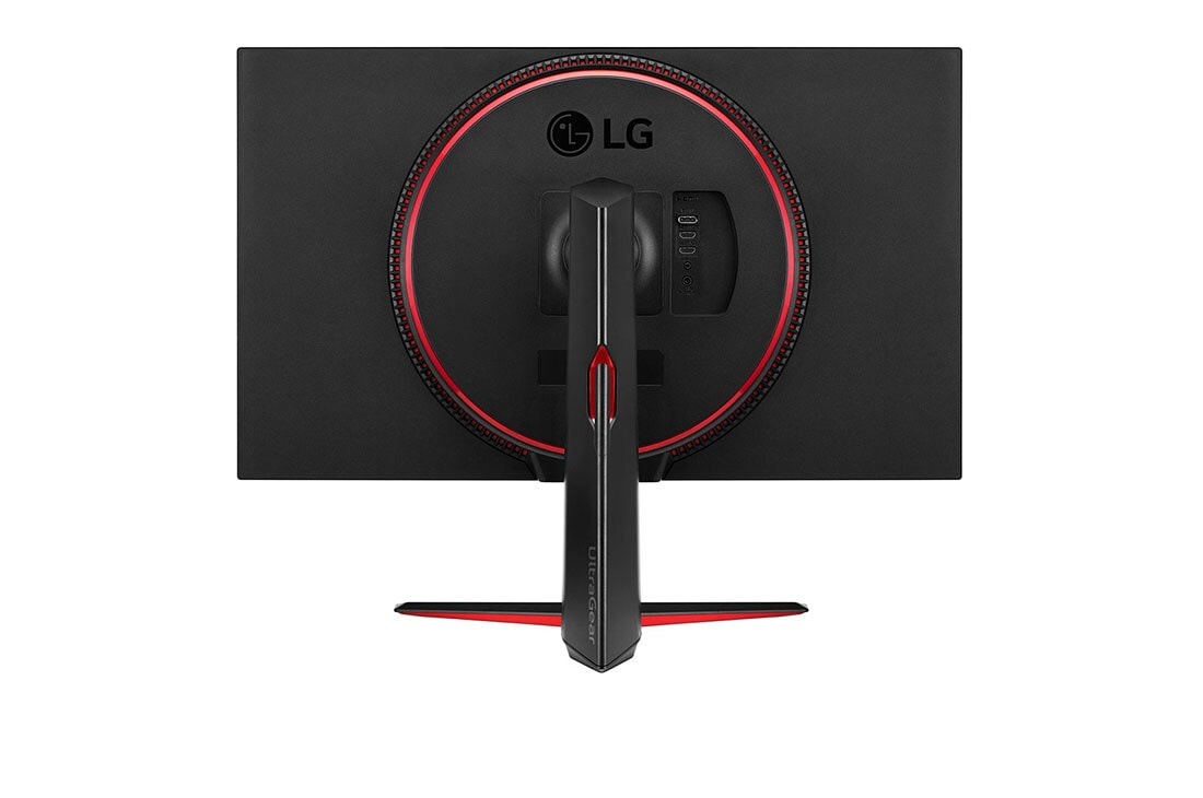 LG UltraGear Gaming Monitor 32 Inch, 165Hz Refresh Rate, Full HD Monitor With Adjustable Stand and 1ms MBR and NVIDIA® G-SYNC® Compatibility, Rear View , 32GN550-B, thumbnail 6