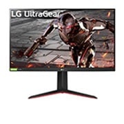 LG UltraGear Gaming Monitor 32 Inch, 165Hz Refresh Rate, Full HD Monitor With Adjustable Stand and 1ms MBR and NVIDIA® G-SYNC® Compatibility, Front View , 32GN550-B, thumbnail 1