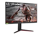 LG UltraGear Gaming Monitor 32 Inch, 165Hz Refresh Rate, Full HD Monitor With Adjustable Stand and 1ms MBR and NVIDIA® G-SYNC® Compatibility,  +15 Degree Side View, 32GN550-B, thumbnail 3