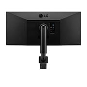 LG UltraWide™ QHD IPS HDR Monitor Ergo, rear view close-up with a monitor arm on the center, 34WN780-B, thumbnail 12
