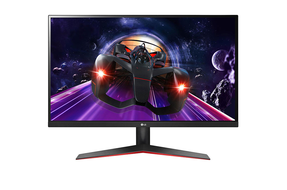 LG AMD FreeSync 27 Inch Monitor Full HD IPS Display, front view, 27MP60G-B