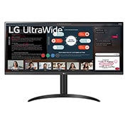 LG 34'' 21:9 UltraWide™ Full HD with AMD FreeSync™, front view, 34WP550-B, thumbnail 1