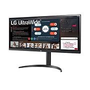 LG 34'' 21:9 UltraWide™ Full HD IPS Monitor with AMD FreeSync™, -15 degree side view, 34WP550-B, thumbnail 2