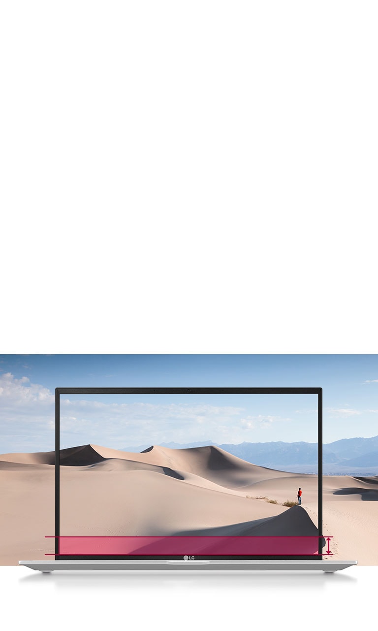 16:10 Large Screen offering boundless view