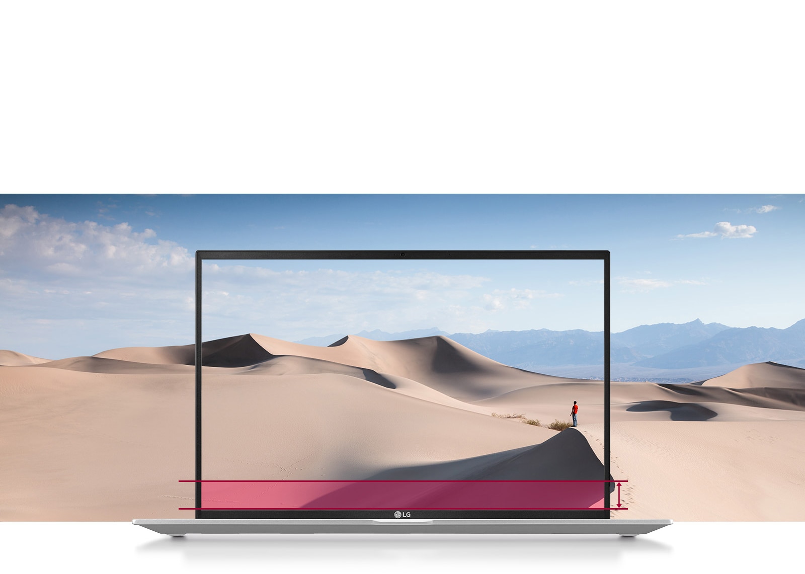 16:10 Large Screen offering bounderless view