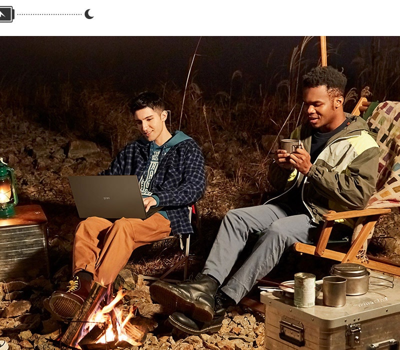 Battery lasting until the end of the day for up to 22 hours