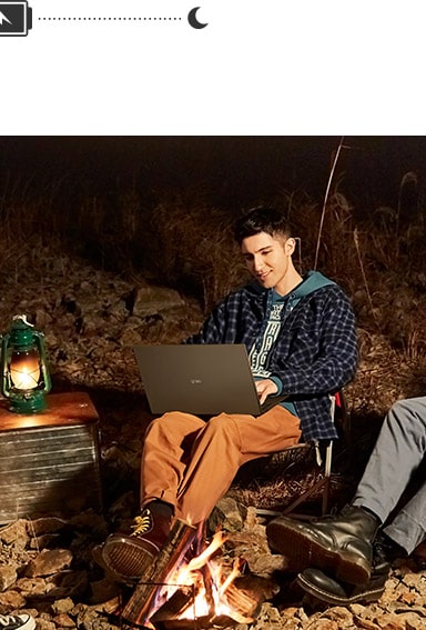 Battery lasting until the end of the day for up to 22 hours